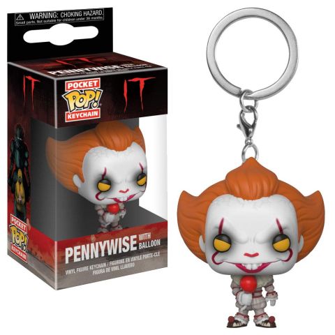 Key Chain: Stephen King's It Remake - Pennywise (Balloon) Pocket Pop Vinyl