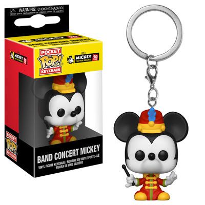 Key Chain: Disney Mickey's 90th - Band Concert Mickey Pocket Pop Vinyl