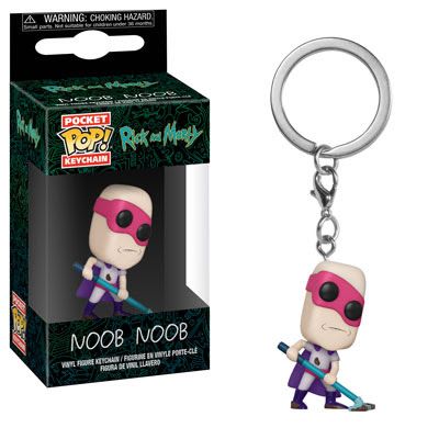 Key Chain: Rick and Morty - Noob-Noob Pocket Pop Vinyl