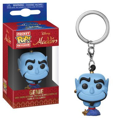 Key Chain: Disney - Genie Pocket Pop Vinyl (Aladdin)