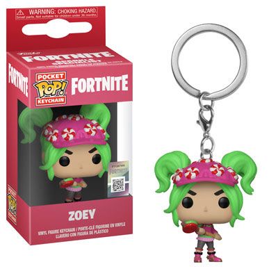 Key Chain: Fortnite - Zoey Pocket Pop Vinyl