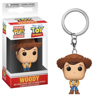 Key Chain: Disney - Woody Pocket Pop Vinyl (Toy Story)