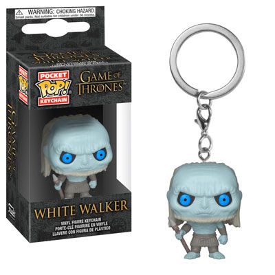 Key Chain: Game of Thrones - White Walker Pocket Pop Vinyl