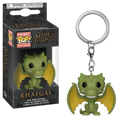 Key Chain: Game of Thrones - Rhaegal Pocket Pop Vinyl