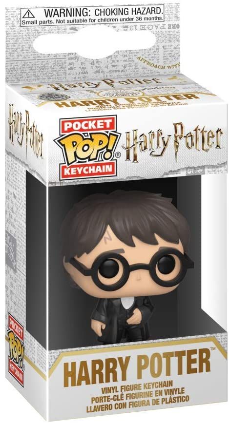 Key Chain: Harry Potter - Harry (Yule) Pocket Pop Vinyl