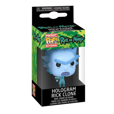 Key Chain: Rick and Morty - Hologram Rick Clone