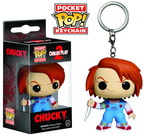 Key Chain: Horror Movies - Chucky Pocket Pop Vinyl (Child's Play)