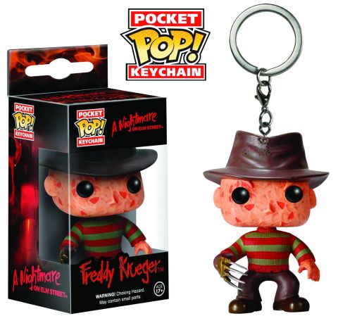 Key Chain: Horror Movies - Freddy Kruger Pocket Pop Vinyl (Nightmare on Elm St.)
