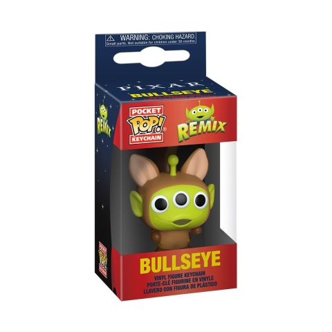 Key Chain: Disney's Pixar Alien Remix - Bullseye Pocket Pop