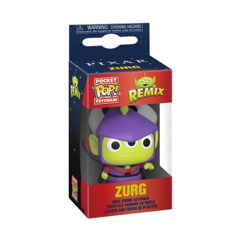 Key Chain: Disney's Pixar Alien Remix - Zurg Pocket Pop