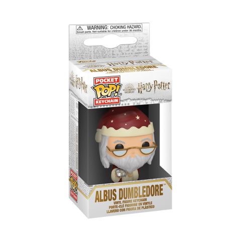 Key Chain: Harry Potter Holiday - Dumbledore Pocket Pop