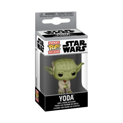 Key Chain: Star Wars - Yoda Pocket Pop