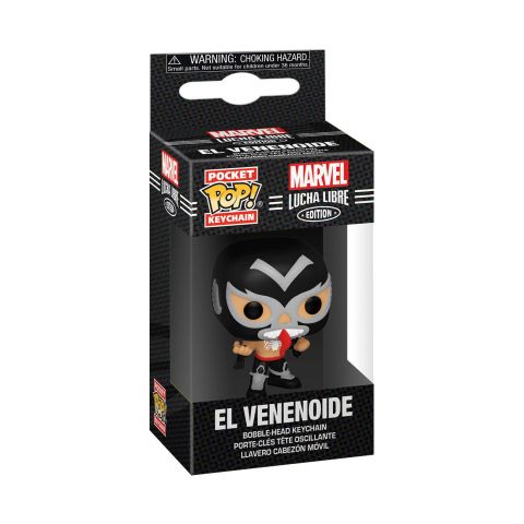 Key Chain: Marvel Lucha Libre - El Venenoide (Venom) Pocket Pop