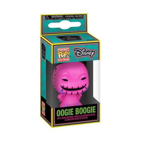 Key Chain: Nightmare Before Christmas - Oogie Boogie (Blacklight) Pocket Pop