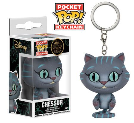 Key Chain: Disney - Cheshire Cat (Chessur) Pocket POP Vinyl (Through the Looking Glass)