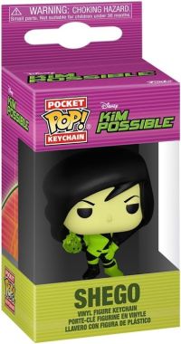 Key Chain: Kim Possible - Shego Pocket Pop Figure
