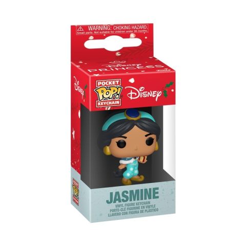 Key Chain: Disney Holiday - Jasmine Winter Outfit Pocket Pop