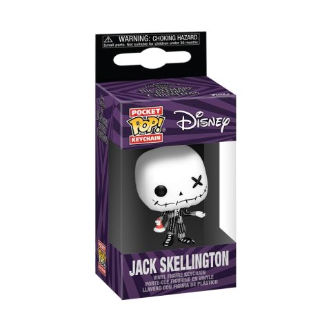 Key Chain: Nightmare Before Christmas Patckwork - Jack Skellington Pop