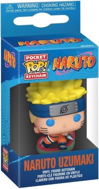 Key Chain: Naruto - Naruto w/ Scroll Pocket Pop Figure