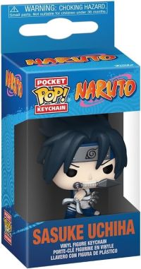 Key Chain: Naruto - Sasuke w/ Ninja Tools Pocket Pop Figure