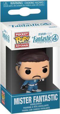 Key Chain: Fantastic Four First Step - Mr. Fantastic Pocket Pop Figure