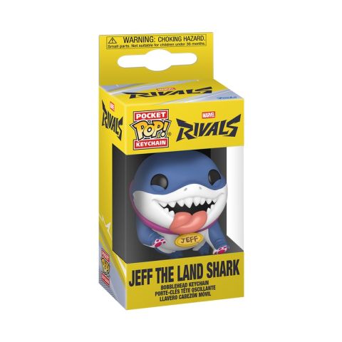 Key Chain: Marvel Rivals - Jeff the Land Shark Pop