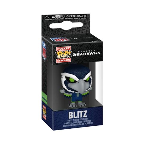 Key Chain: NFL Mascots Seahawks - Blitz Pocket Pop Figure