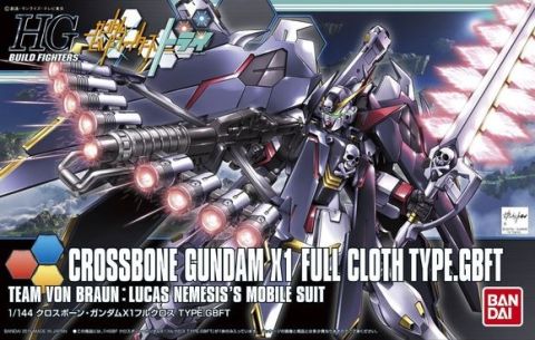 Gundam Build Fighters Try: Crossbone X1 Full Cloth Type GBFT Gundam Model Kit Figure