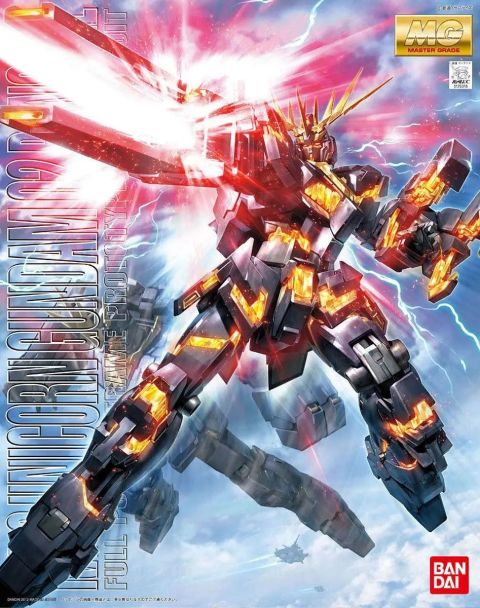 Gundam Unicorn: RX-0 Unicorn Gundam 02 Banshee Full Psycho Frame Prototype MG Model Kit Figure