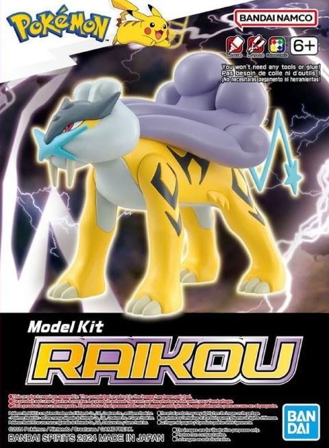 Pokemon: Raikou Model Kit Figure