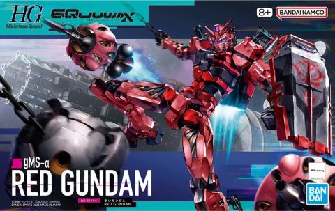 Gundam GQuuuuuuX: Red Gundam gMS-a HG 1/144 Model Kit Figure