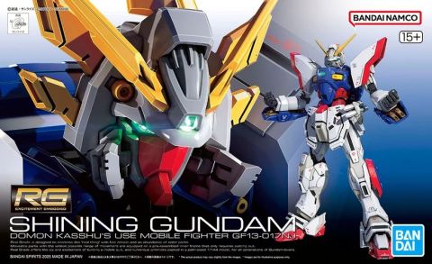 G Gundam: GF13-017NJ Shining Gundam Domon Kasshu's Use Mobile Fighter RG Model Kit Figure