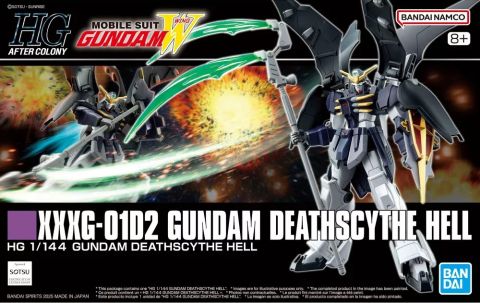 Gundam Wing: XXXG-01D2 Gundam Deathscythe Hell HG 1/144 Model Kit Figure
