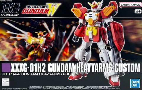 Gundam Wing: XXXG-01H2 Gundam Heavyarms Custom HG 1/144 Model Kit Figure
