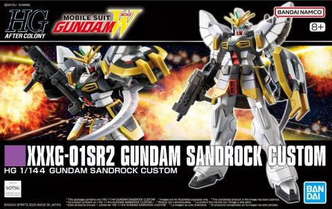 Gundam Wing: XXXG-01SR2 Gundam Sandrock Custom HG 1/144 Model Kit Figure