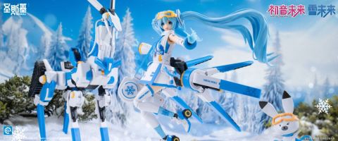 Vocaloid: Snow Hatsune Miku Frozen Echo (Cape) Model Kit Figure