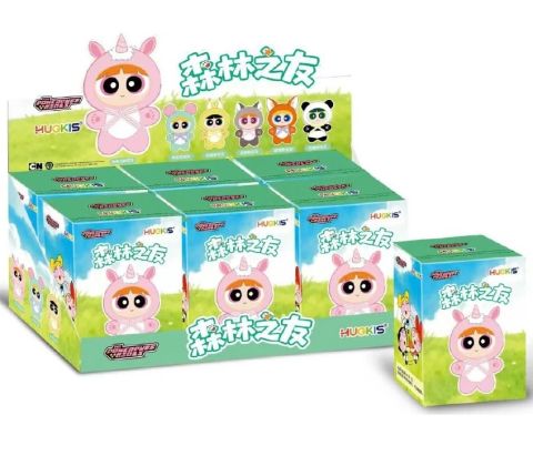 [DISPLAY] Powerpuff Girls Forest Friends Plush Keychain Blind Box (Display of 6)