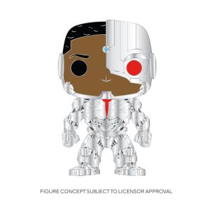 Pins: DC Comics: Cyborg Large Enamel Pop Pin