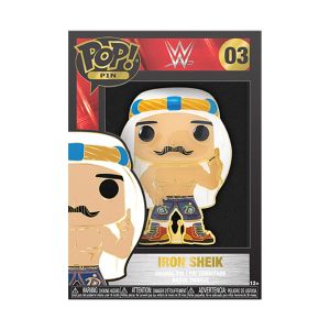 Pins: WWE - Iron Sheik Large Enamel Pop Pin