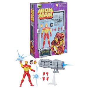 Iron Man: Iron Man (Modular Suit) w/ Proto Canon 6'' Action Figure Retro Card (SDCC 2022)