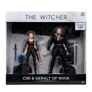 Witcher TV: Ciri and Geralt of Rivia Action Figure Set (Set of 2)