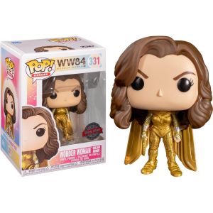 Wonder Woman WW84: Wonder Woman w/ Wings (No Helmet) (Metallic) Pop Figure (Special Edition)