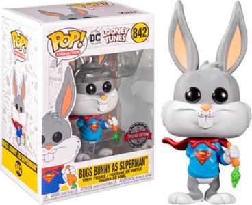 Looney Tunes: Bugs 80th Anniversary - Bugs as Superman Pop Figure (Special Edition)