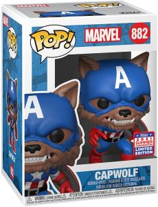 Captain America: Year of the Shield - Capwolf Pop Figure (2021 Summer Convention Exclusive)