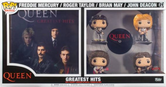 Pop Albums: Queen Greatest Hits (Metallic) Deluxe Figure (Special Edition)
