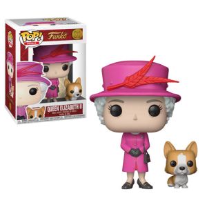 England's Royal Family: Queen Elizabeth II w/ Corgi Pop Buddy Figure