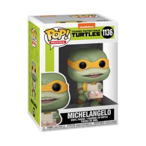 TMNT 2 Movie: Michelangelo w/ Donuts Pop Figure