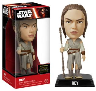 Bobble Head: Star Wars - Rey Wacky Wobbler Figure (The Force Awakens)