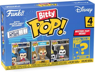 Bitty Pop: Disney - Sorcerer Mickey Pack Figure (Assortment of 4)