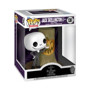 Nightmare Before Christmas 30th Ann: Jack w/ Halloween Town Door on Tree Deluxe Pop Figure